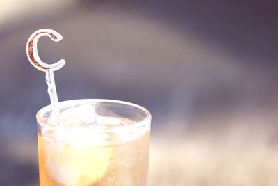 Close-up of drink on table