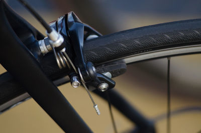 Cropped image of bicycle tire