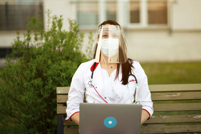 Woman using mobile phone