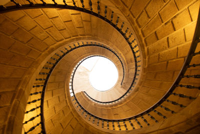 Low angle view of ceiling