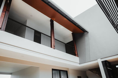 Low angle view of buildings in city