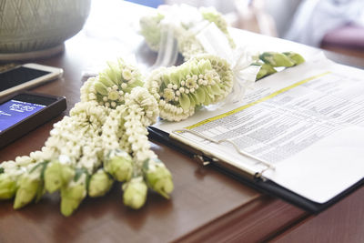 Close-up of flower bouquet