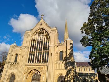 Low angle view of cathedral against sky