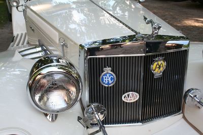 Close-up of vintage car