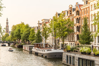 Scenic view of river against clear sky