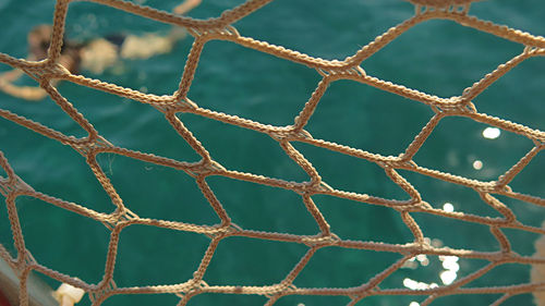 Full frame shot of net