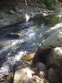 River flowing through landscape