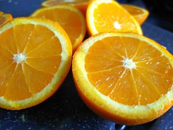 Close-up of orange slices