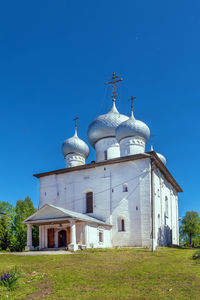 Low angle view of church