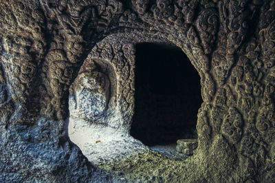 Close-up of old ruins