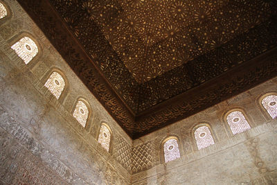 Close-up high angle view of mosque