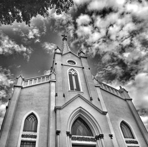 Low angle view of church