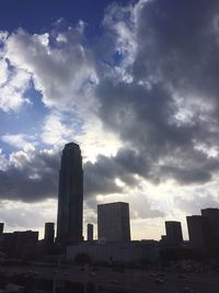 Modern cityscape against sky