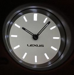 Close-up of clock on wall