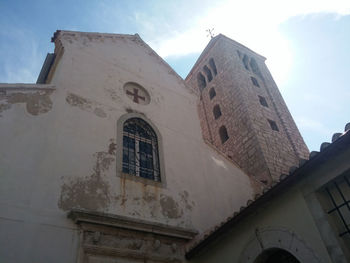 Low angle view of building against sky