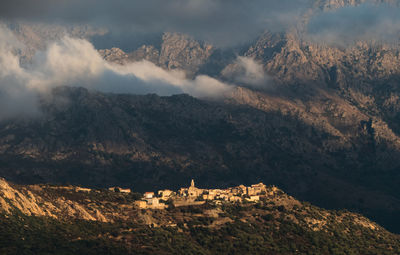 View of mountain against the sky