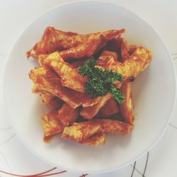 Close-up of food in plate