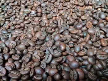 Full frame shot of coffee beans