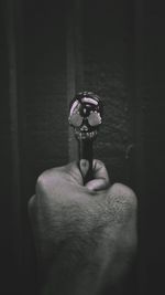 Close-up of human hand