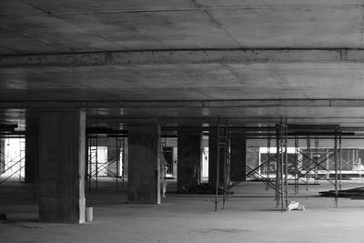 Interior of abandoned building