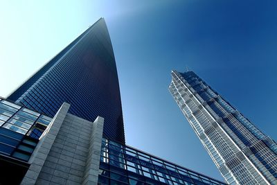 Low angle view of modern building