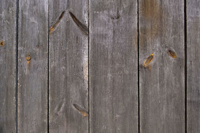 Full frame shot of wooden wall