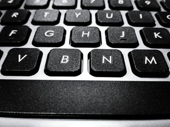 Full frame shot of computer keyboard