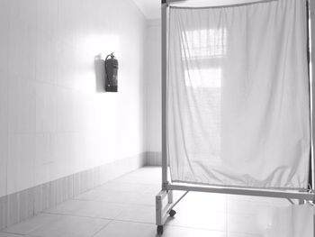 Curtain partition in hospital