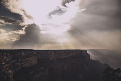 Scenic view of mountain against sky