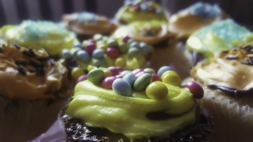 Close-up of vegetables in plate