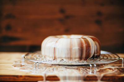 Close-up of drink on table