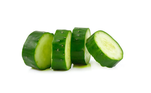 Close-up of chopped fruit against white background