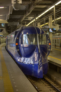 Train on railroad track