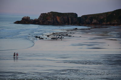 Scenic view of beach