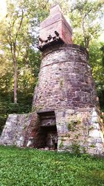 Low angle view of old building