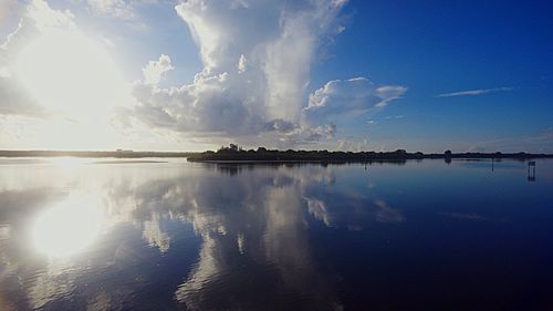 Panoramic view of sea against sky