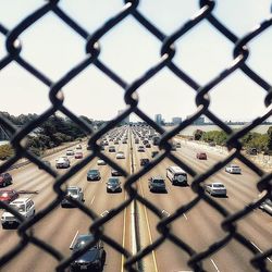 Close-up of chainlink fence