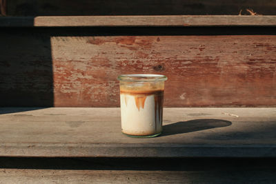 Close-up of drink on table