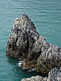 Close-up of rocks in sea