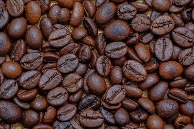 Full frame shot of coffee beans