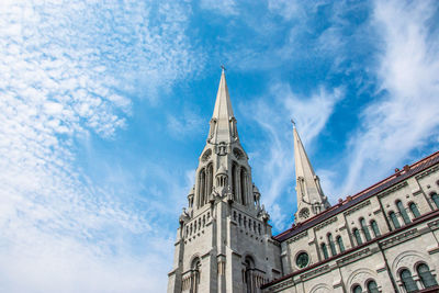 Low angle view of cathedral against sky