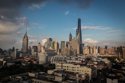 City skyline against sky