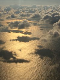 Aerial view of landscape against sky