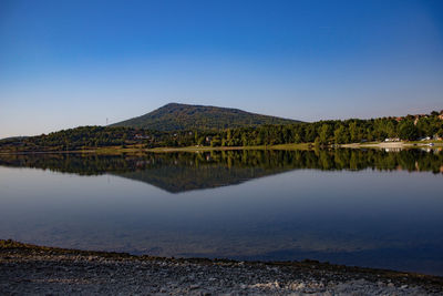 Photography of lake reflection 