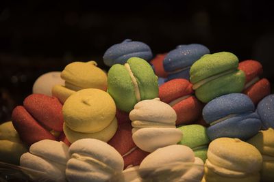 Close-up of multi colored candies