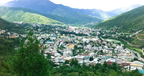 Aerial view of a landscape