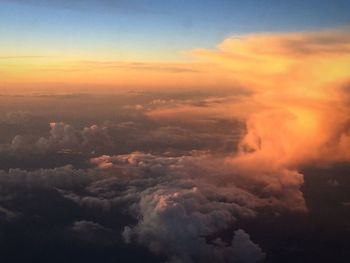 Cloudscape at sunset