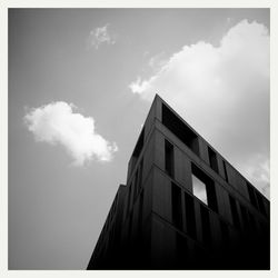 Low angle view of building against sky