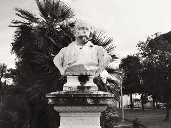 Low angle view of statue