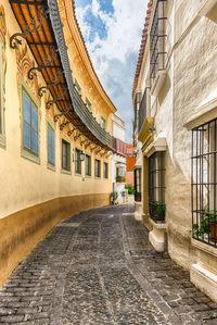 Street amidst buildings in city